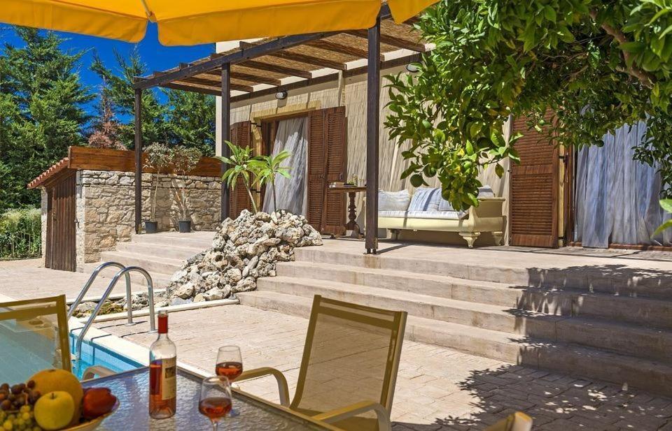 Exclusive Crete Villa Villa Citrus 3 Bedroom Private Pool Rethymnon Astérion 外观 照片