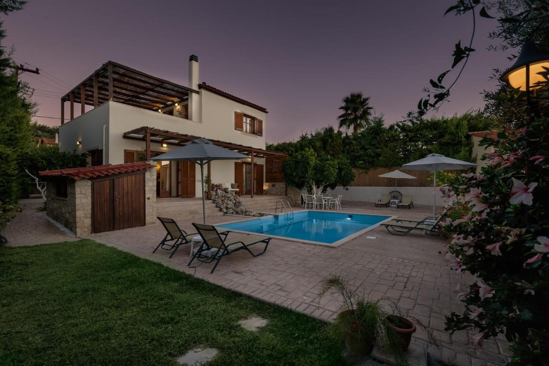 Exclusive Crete Villa Villa Citrus 3 Bedroom Private Pool Rethymnon Astérion 外观 照片